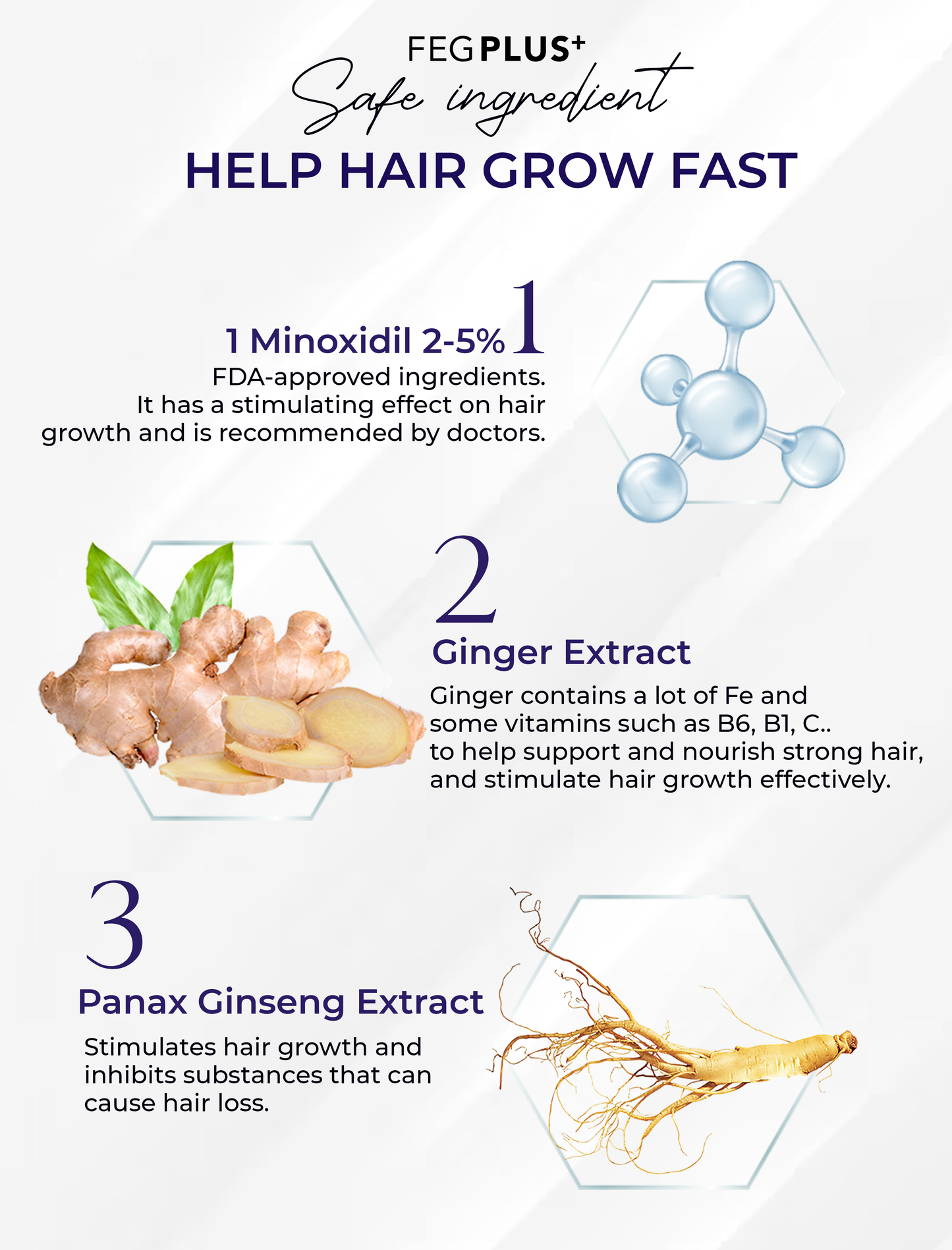 FEG Plus Hair Growth Spray (50ml)